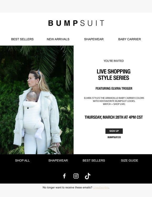 You’re Invited: Live Shopping Style Series  ️