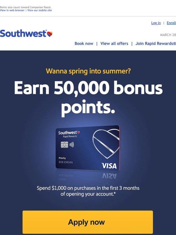 You’re invited! Earn 50，000 points.