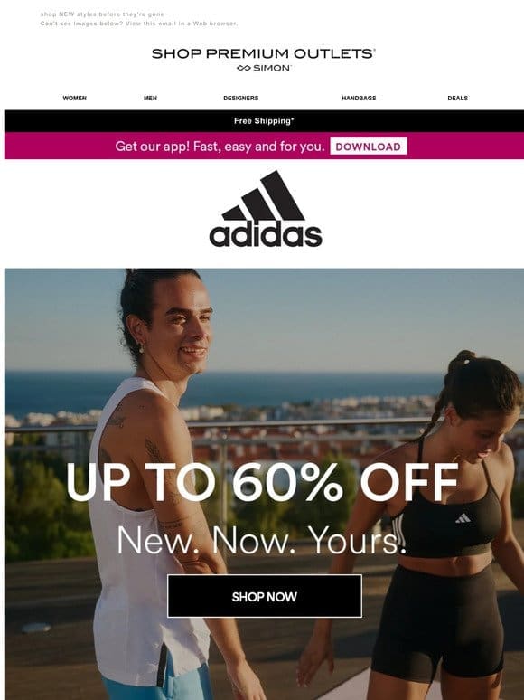 adidas Up to 60% Off