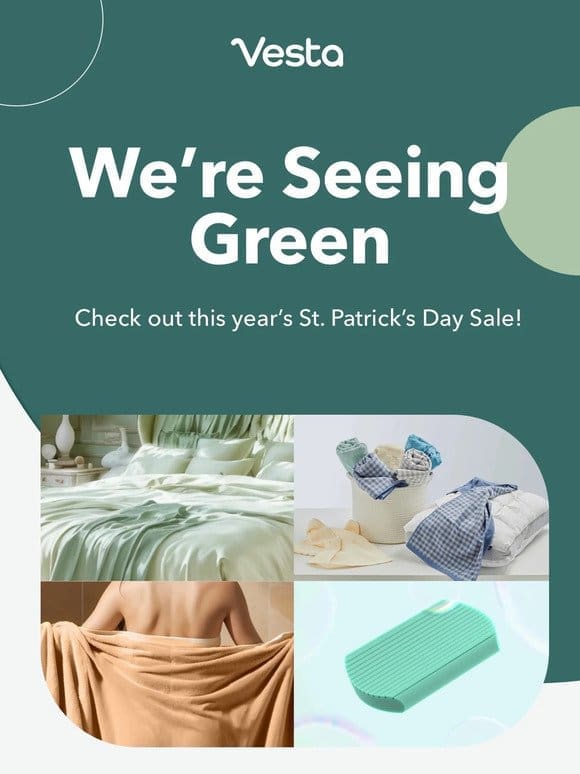 ☘ Lucky St. Patrick’s Day! Save some green with great deals!