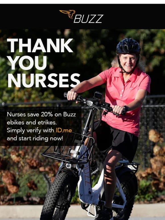 ⚕️ Honoring Nurses: 20% Discount!