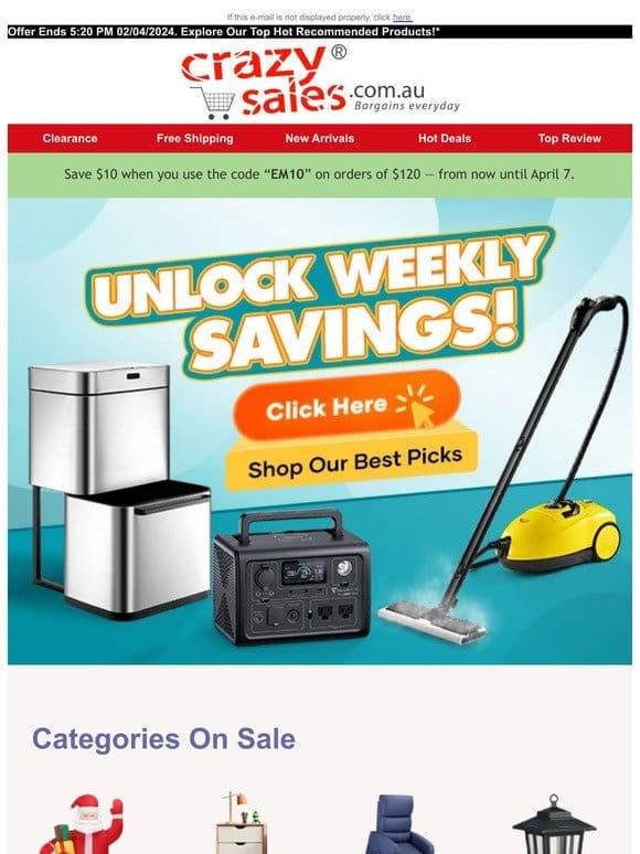 ⚡Weekend Specials: Save $10 on Orders Over $120 at Appliance Supplies!*