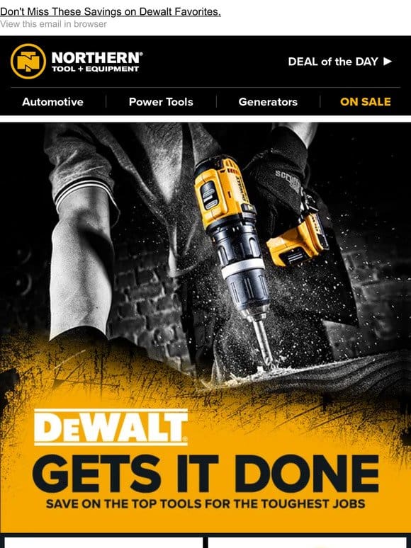 ️Dewalt Sale Starts Now