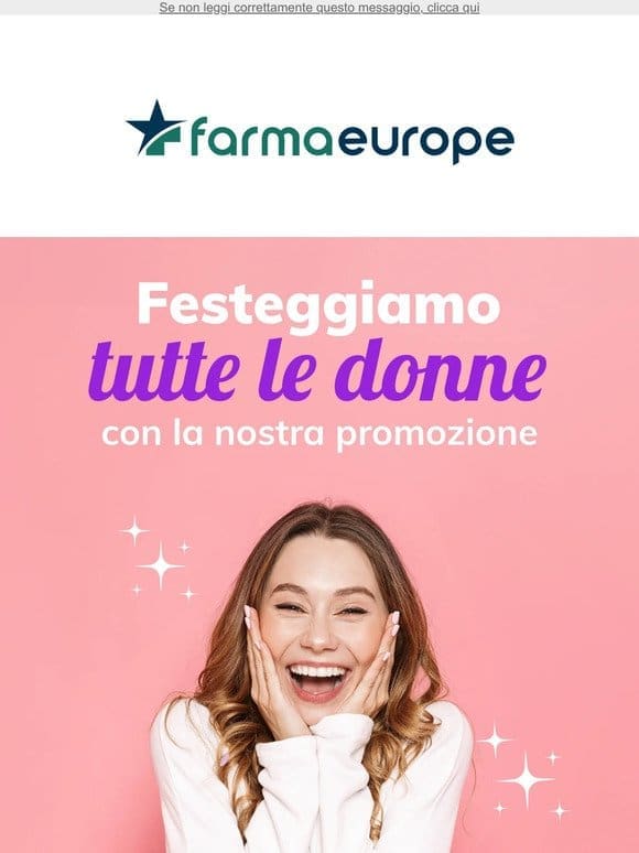 10% su tutti i cosmetici! Festeggiamo le donne， per te una speciale promozione!