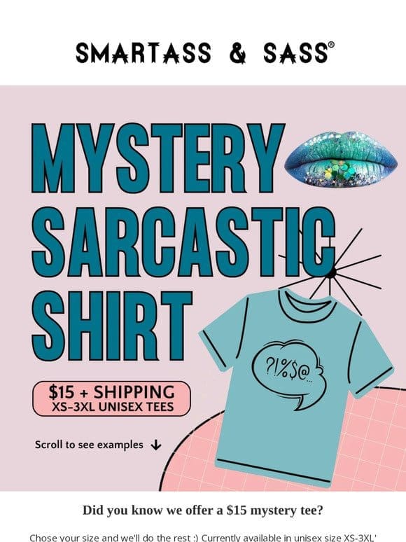 $15 mystery tees