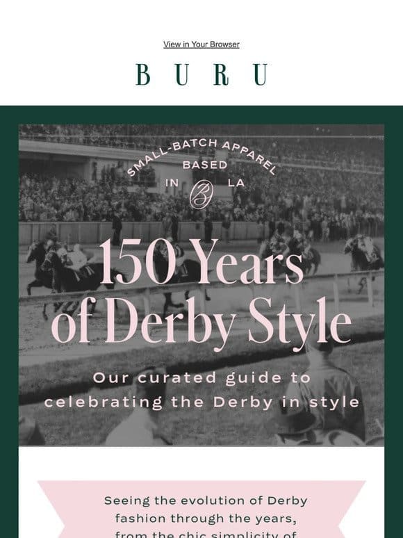 150 Years of Derby Style