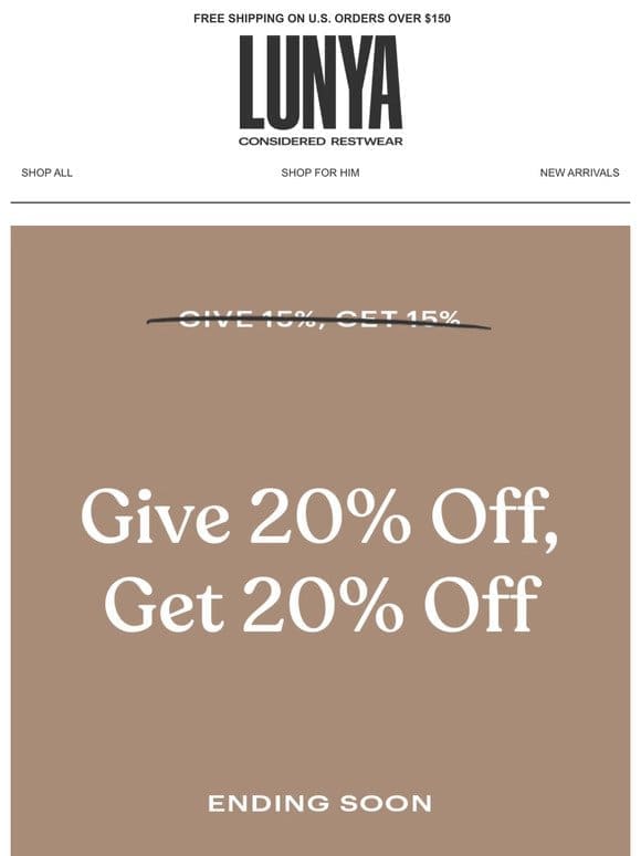 20% OFF (ENDING SOON)