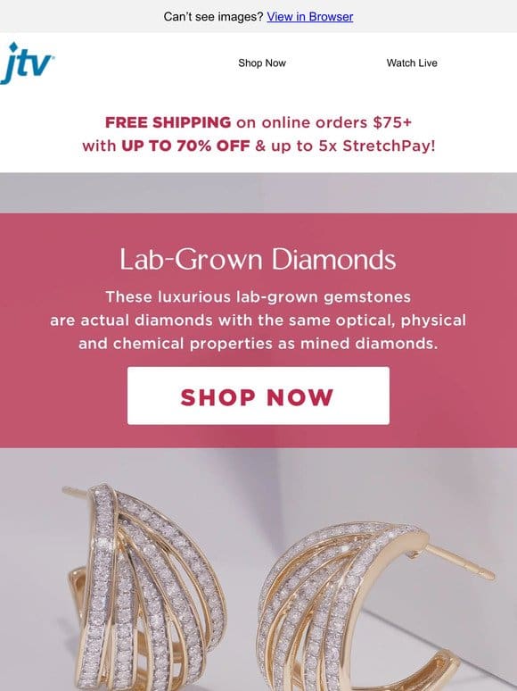 20% off Prazana Lab-Grown Diamonds