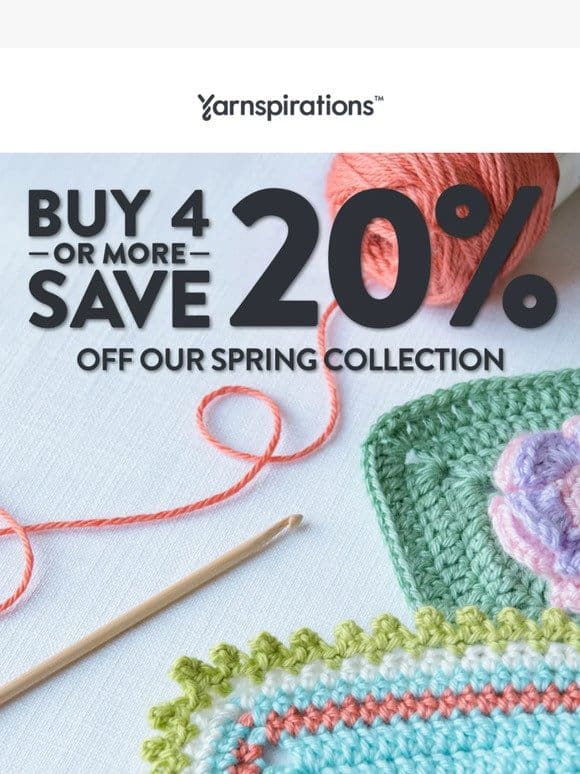 20% off for Spring!
