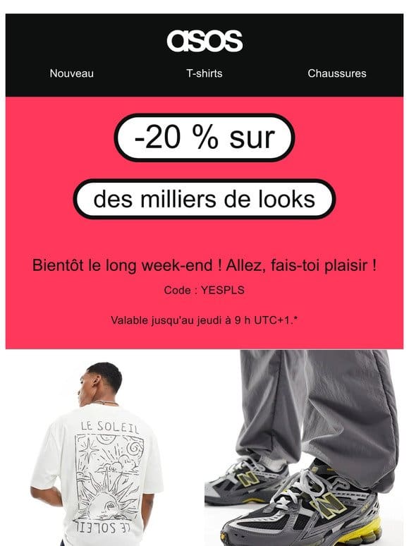 -20 % sur des milliers de looks