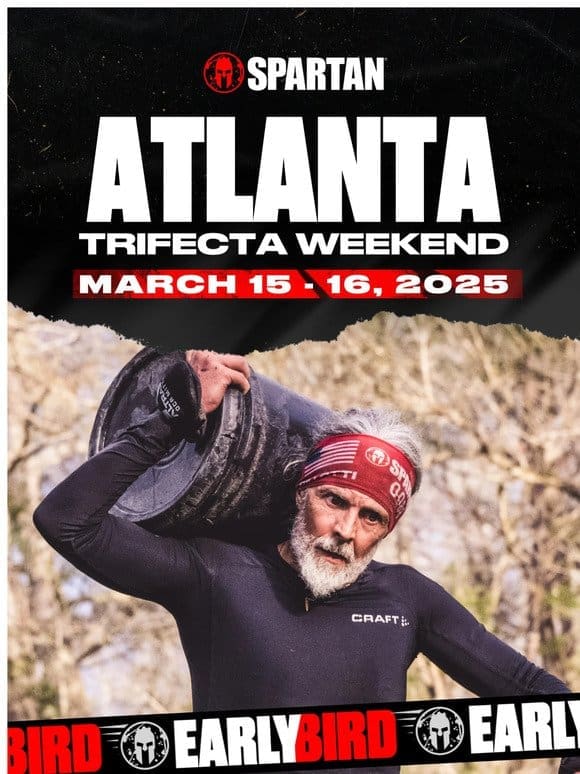 2025 Spartan Atlanta Trifecta: Now Open