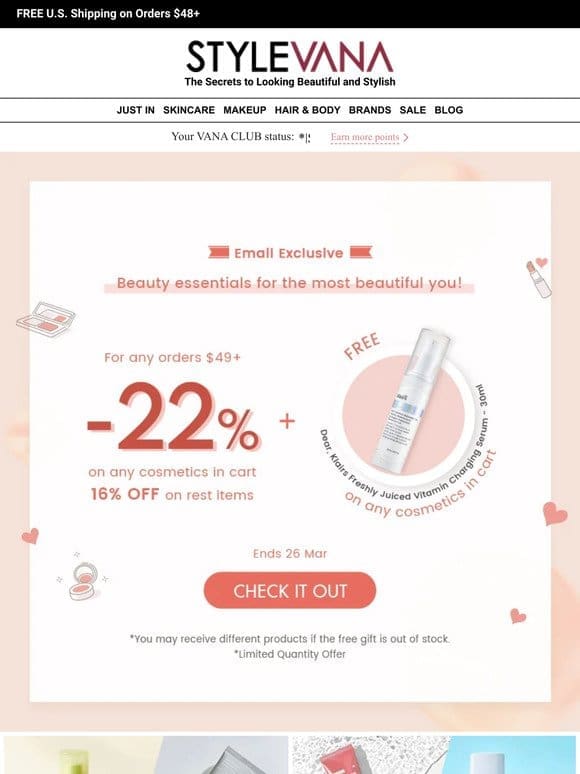 22% OFF makeup bag Holy Grails!