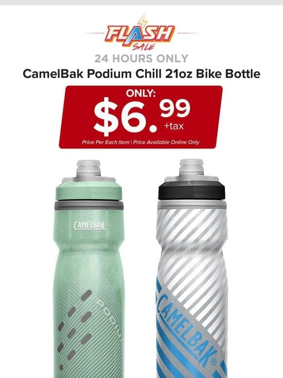 24 HOURS ONLY | CAMELBAK BIKING BOTTLE | FLASH SALE