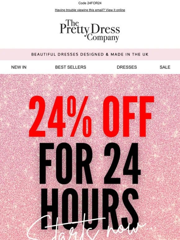 24% OFF For 24 HOURS