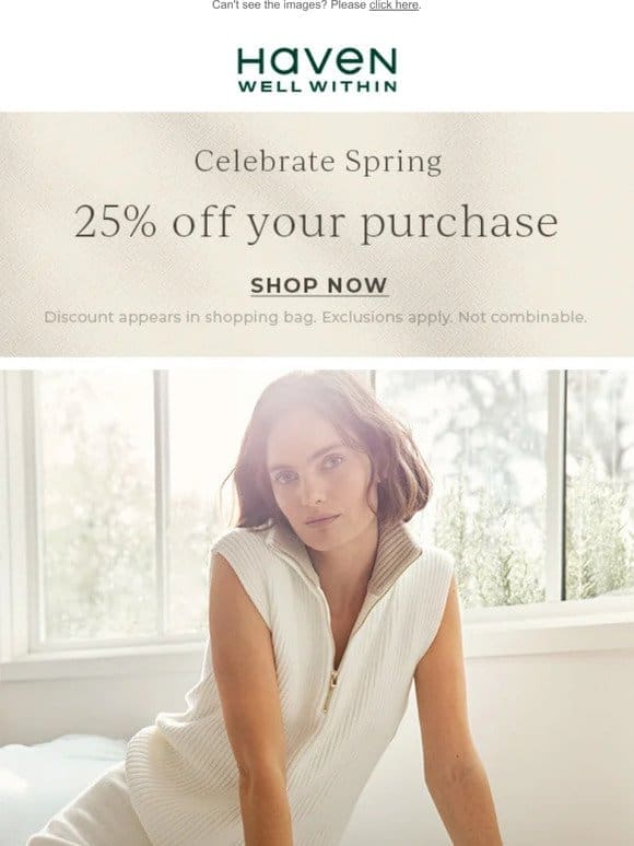 25% Off Your Purchase + New Outfit Ideas