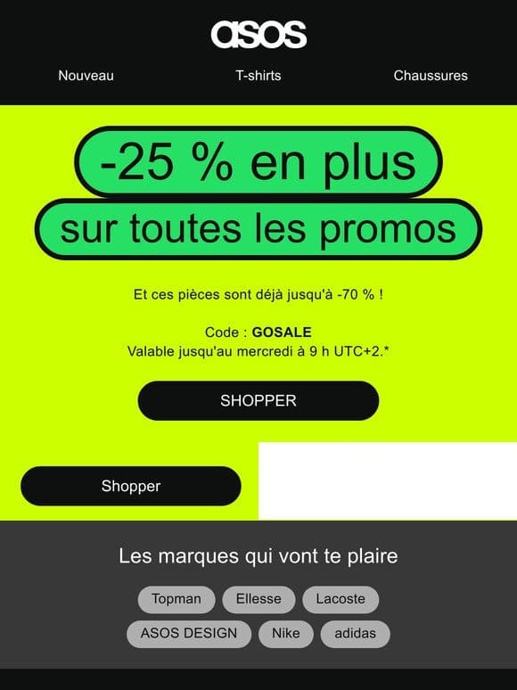 -25 % en + sur toutes les promos