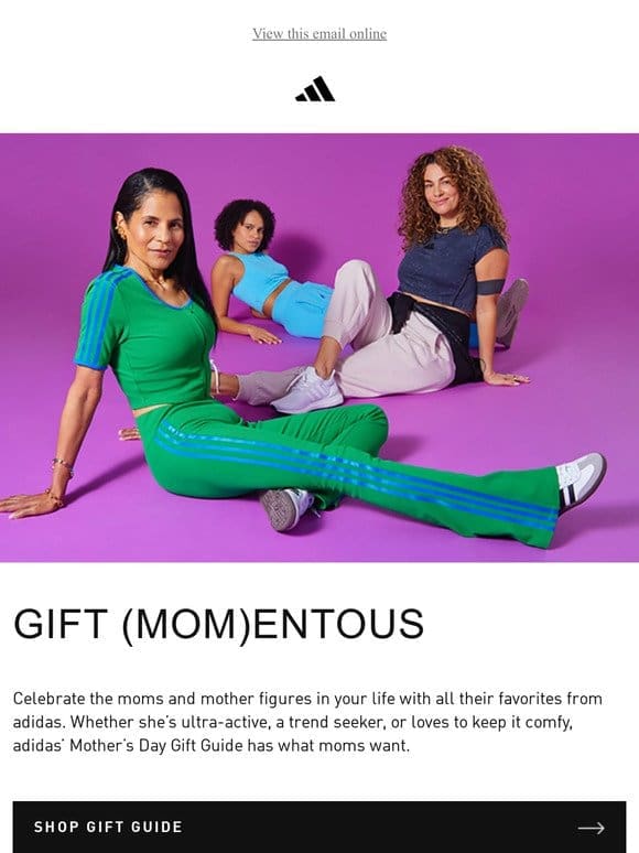 3-Stripes gifts for Mother’s Day