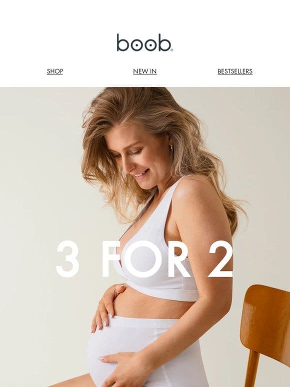 3 for 2 on all underwear