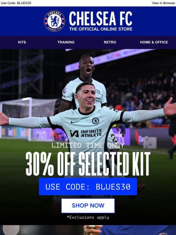30% Off Selected 23/24 Kit!
