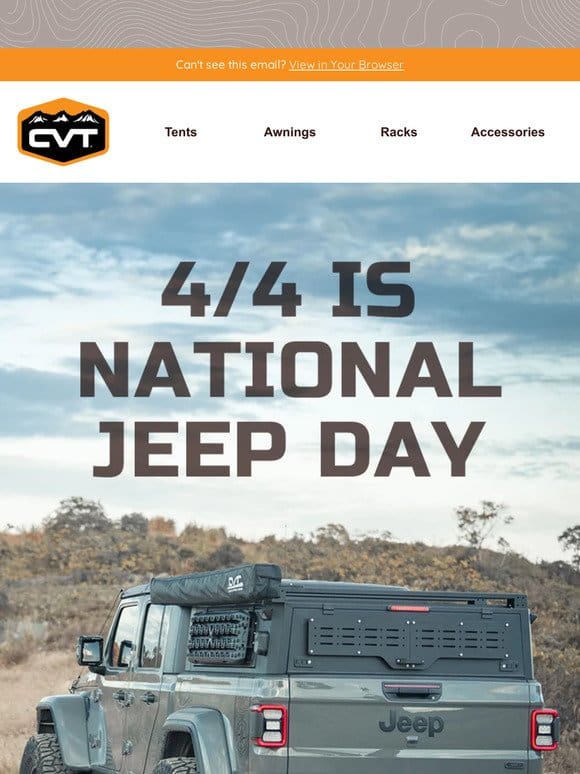 4/4 is National Jeep 4×4 Day