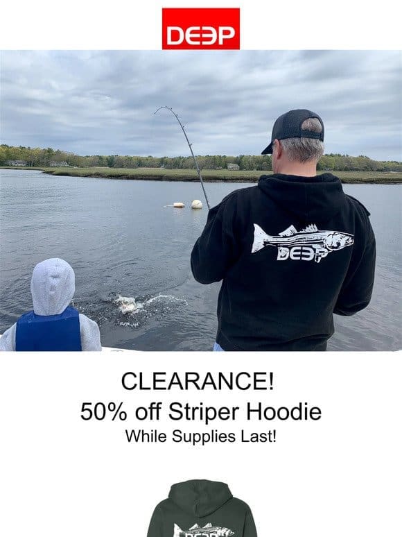 50% off Striper Hoodie