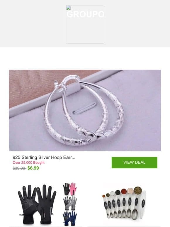925 Sterling Silver Hoop Earrings – Multiple Options and More