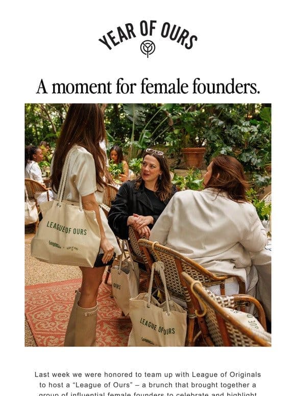 A Moment for Female Founders