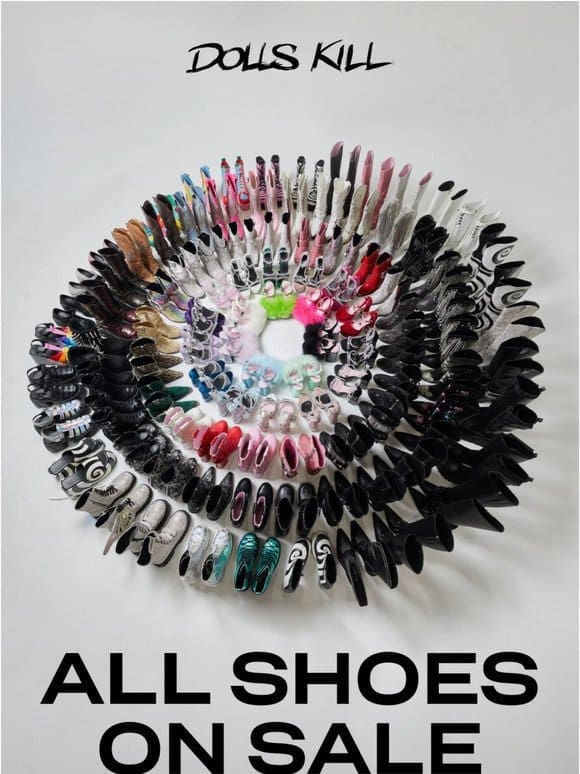 ALL SHOES ON SALE!!