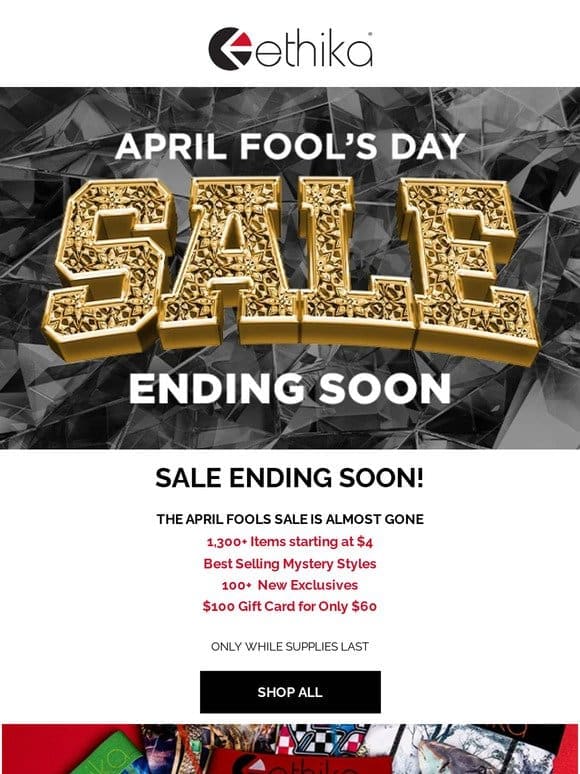 April Fools Day Sale: ENDING SOON