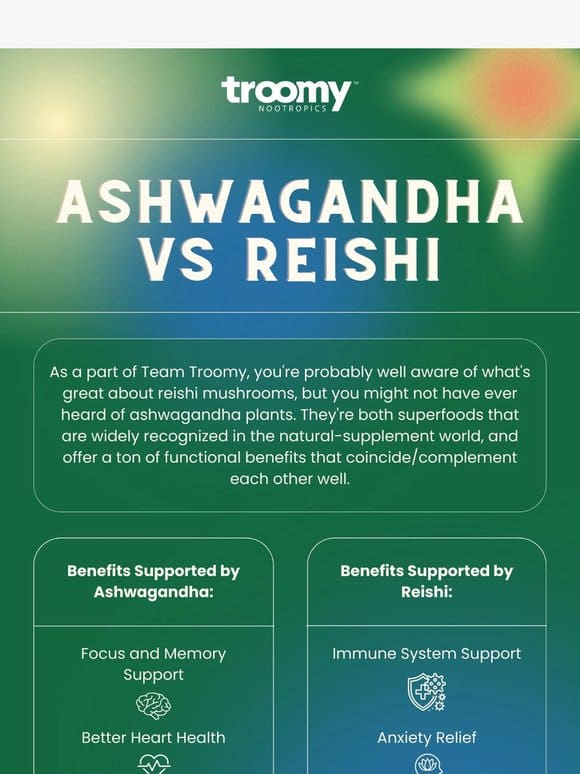 Ashwagandha vs Reishi Mushrooms