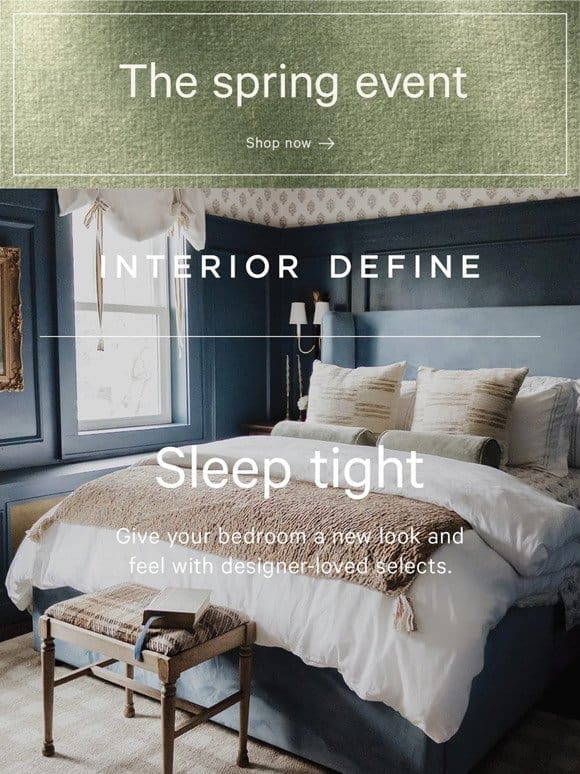 BEDROOM REFRESH: Shop the edit