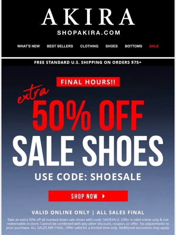 BIG shoe saleeeeeeee