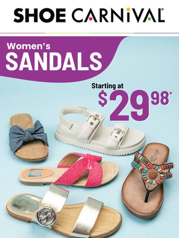 BOGO Free Sandals won’t last long  ​