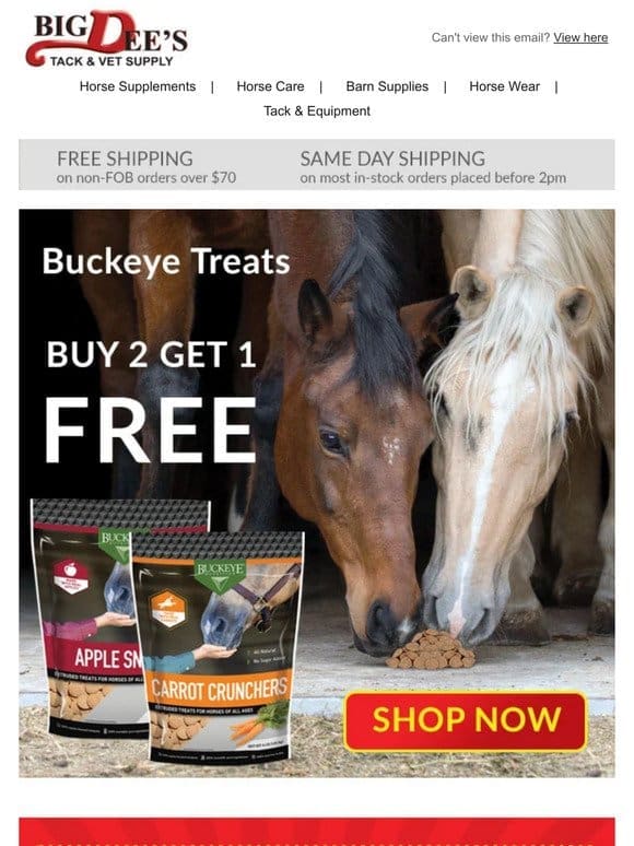 BOGO Treats + Show Season SALE