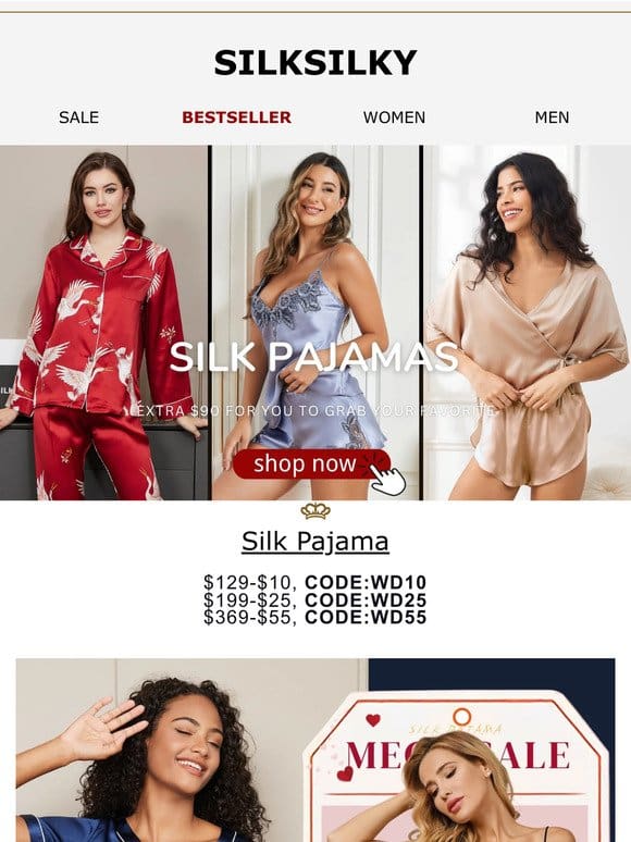 Best Silk Pajamas For Men & Women: 2k+ sold per month!