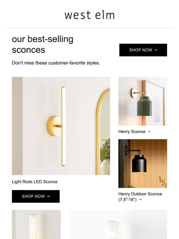 Best-selling sconces you need to see