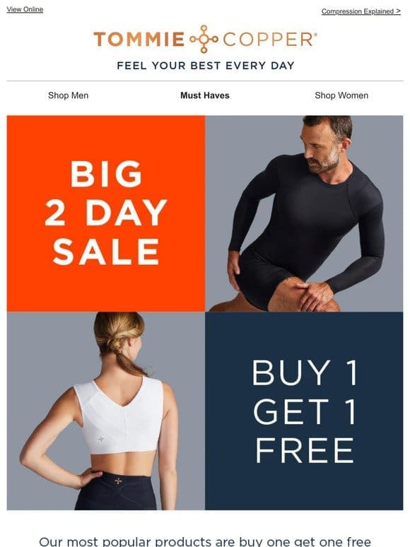 Big Sale Highlights | BOGO Free