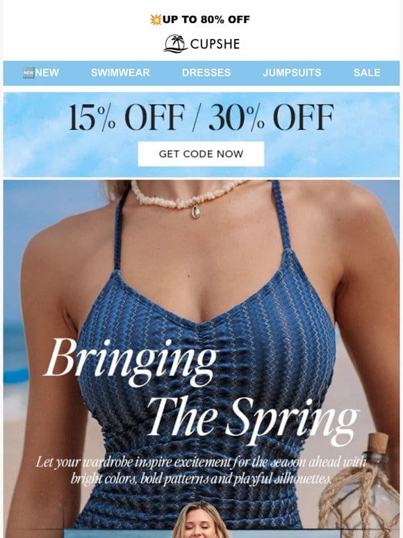 Bringing The Spring Bring The Discount