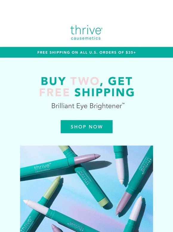 Buy Two， Get Free Shipping!