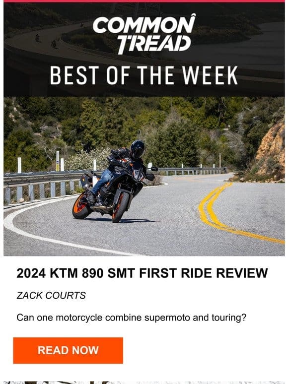 CT Digest: 2024 KTM 890 SMT first ride review