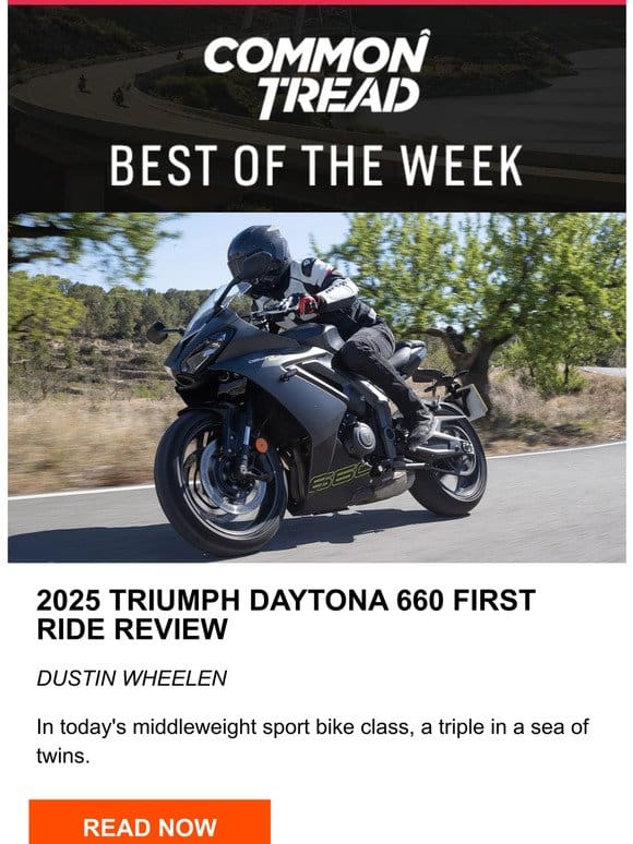 CT Digest: 2025 Triumph Daytona 660 first ride review