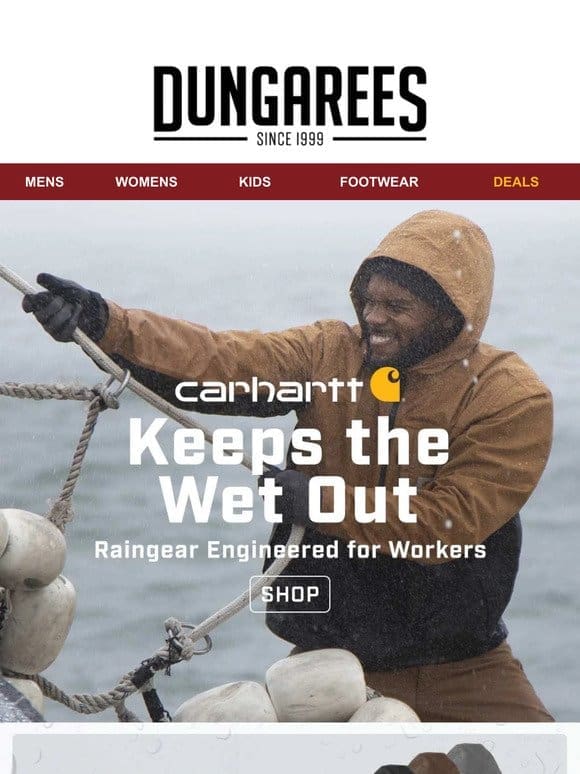 Carhartt Raingear for Real Work