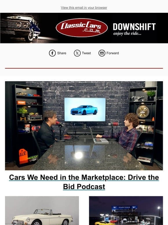 Cars We Need in the Marketplace: Drive the Bid Podcast