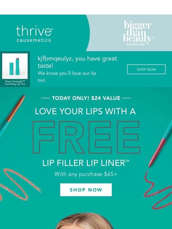 Claim Your Free Lip Liner