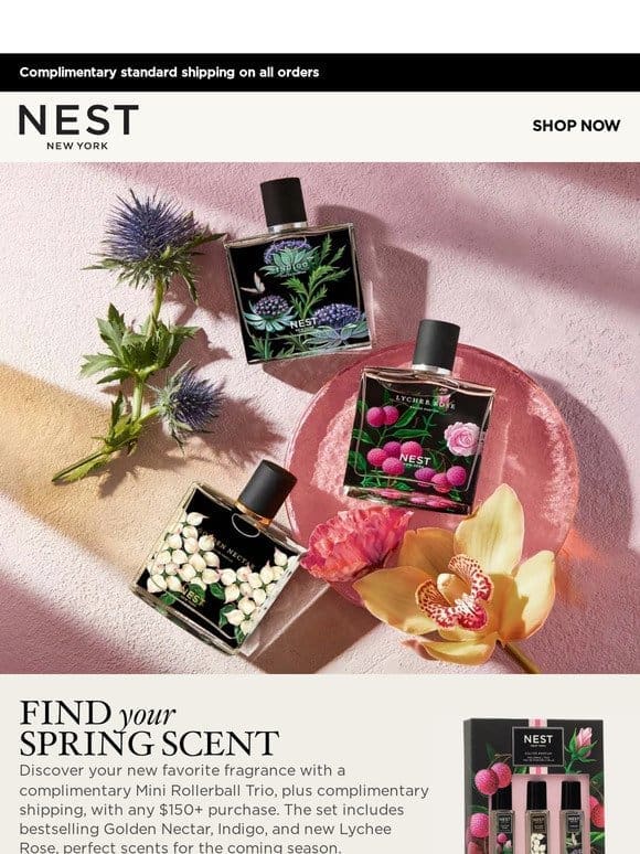 Claim your Eau de Parfum Trio + complimentary shipping