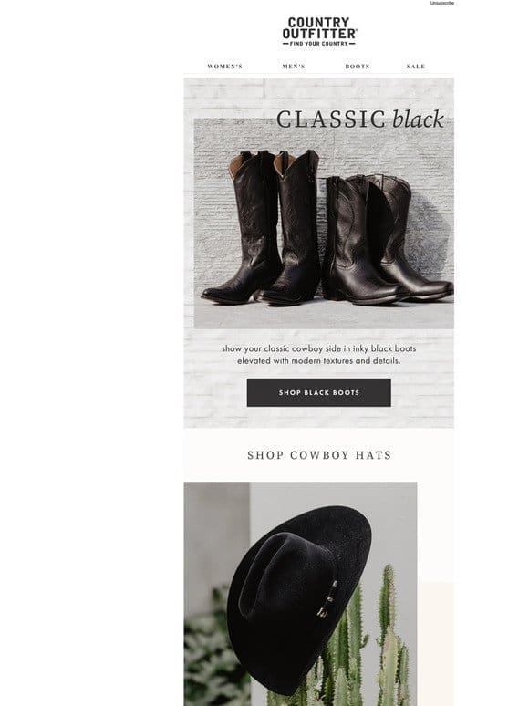 Classic Black Boots