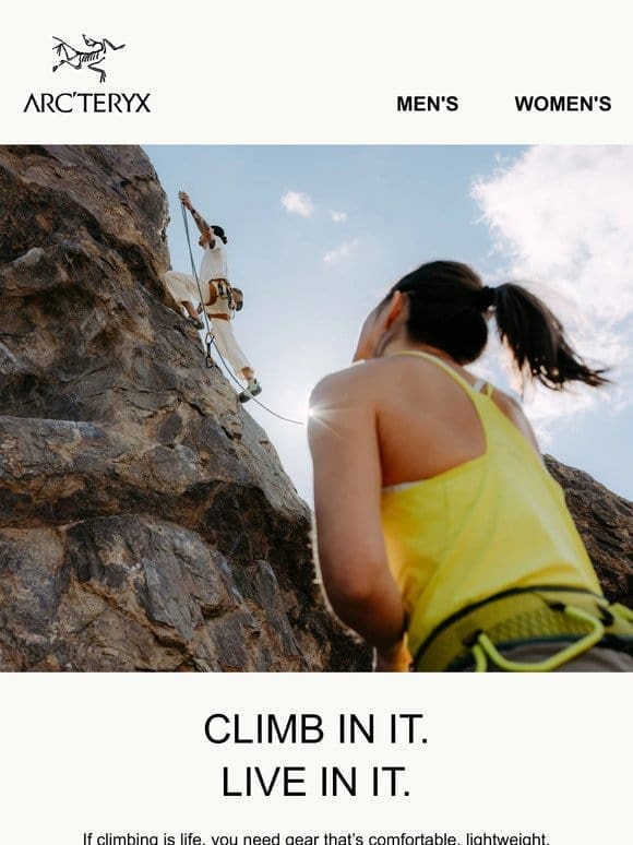 Climbing Gear You Can Live In