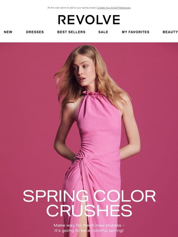 Colors we LOVE for spring!