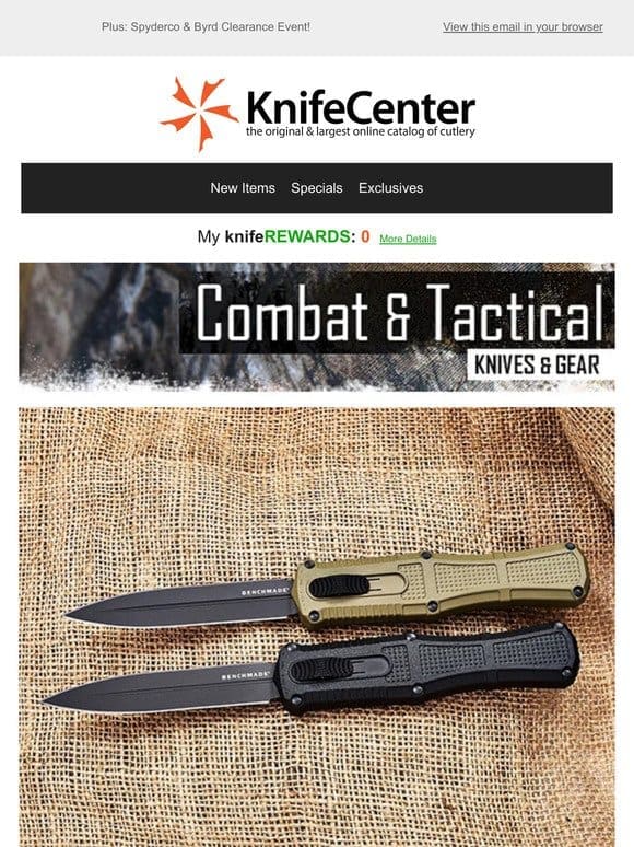 Combat/Tactical Essentials!