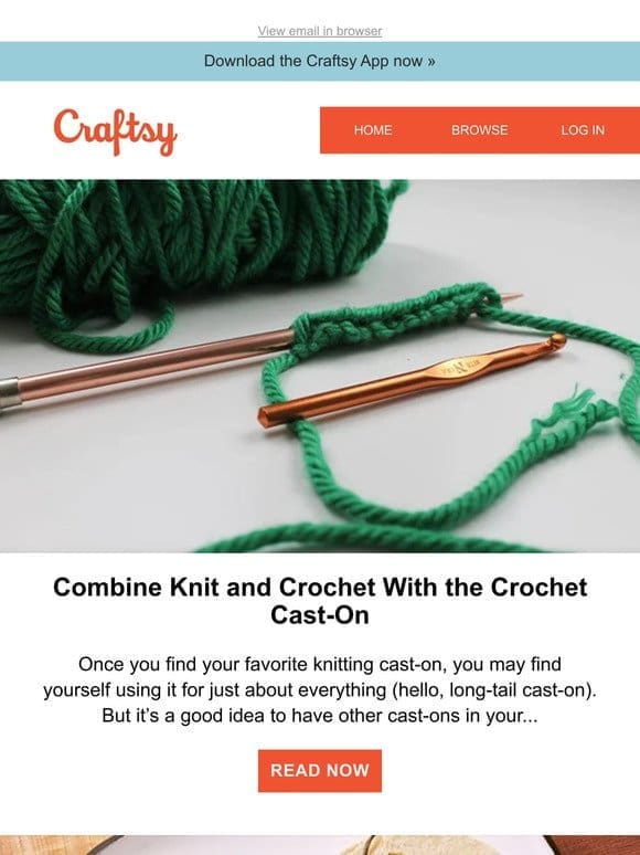 Combine Knit and Crochet With the Crochet Cast-On